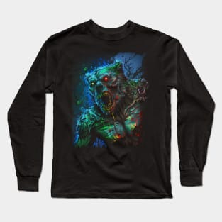 The Cursed of Zombie Bear Long Sleeve T-Shirt